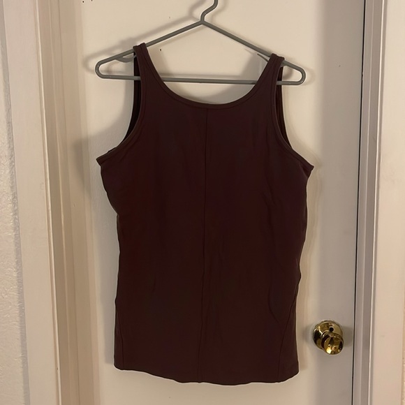 Lululemon Purple Tank Top with Plunge Back - Picture 3 of 4